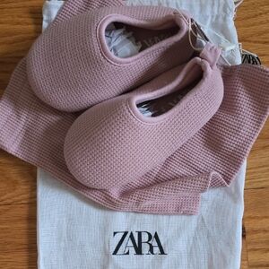 Zara Soft Pink Baby Booties